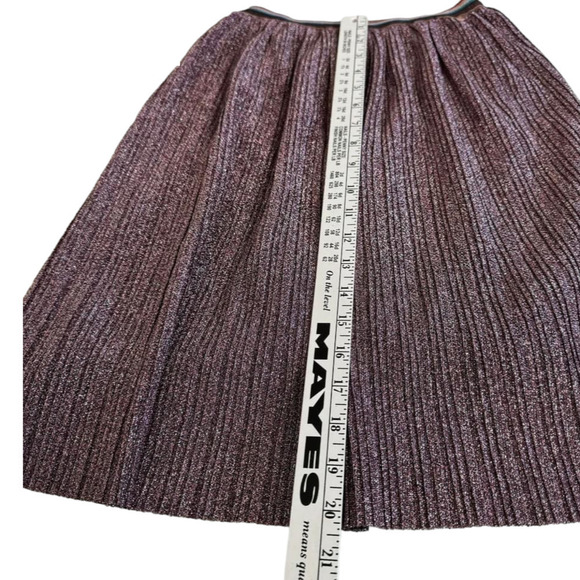 Molo Skirt Glitter Shimmer Pleated Midi Size 134 / 140 - Picture 8 of 8